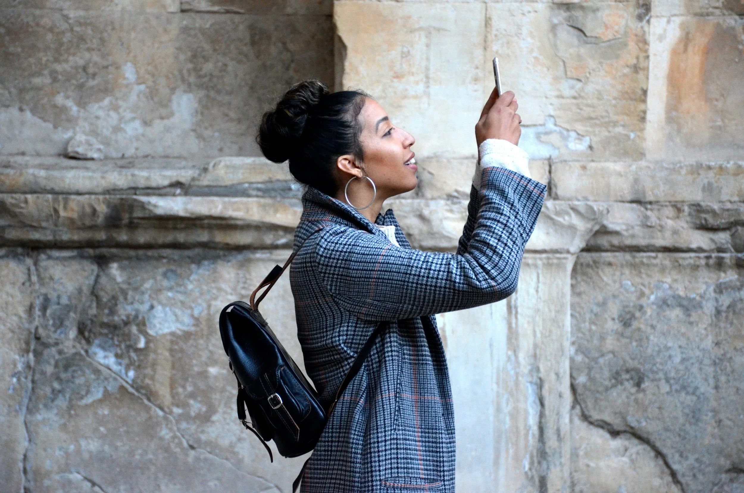 a person taking a photo on their phone
