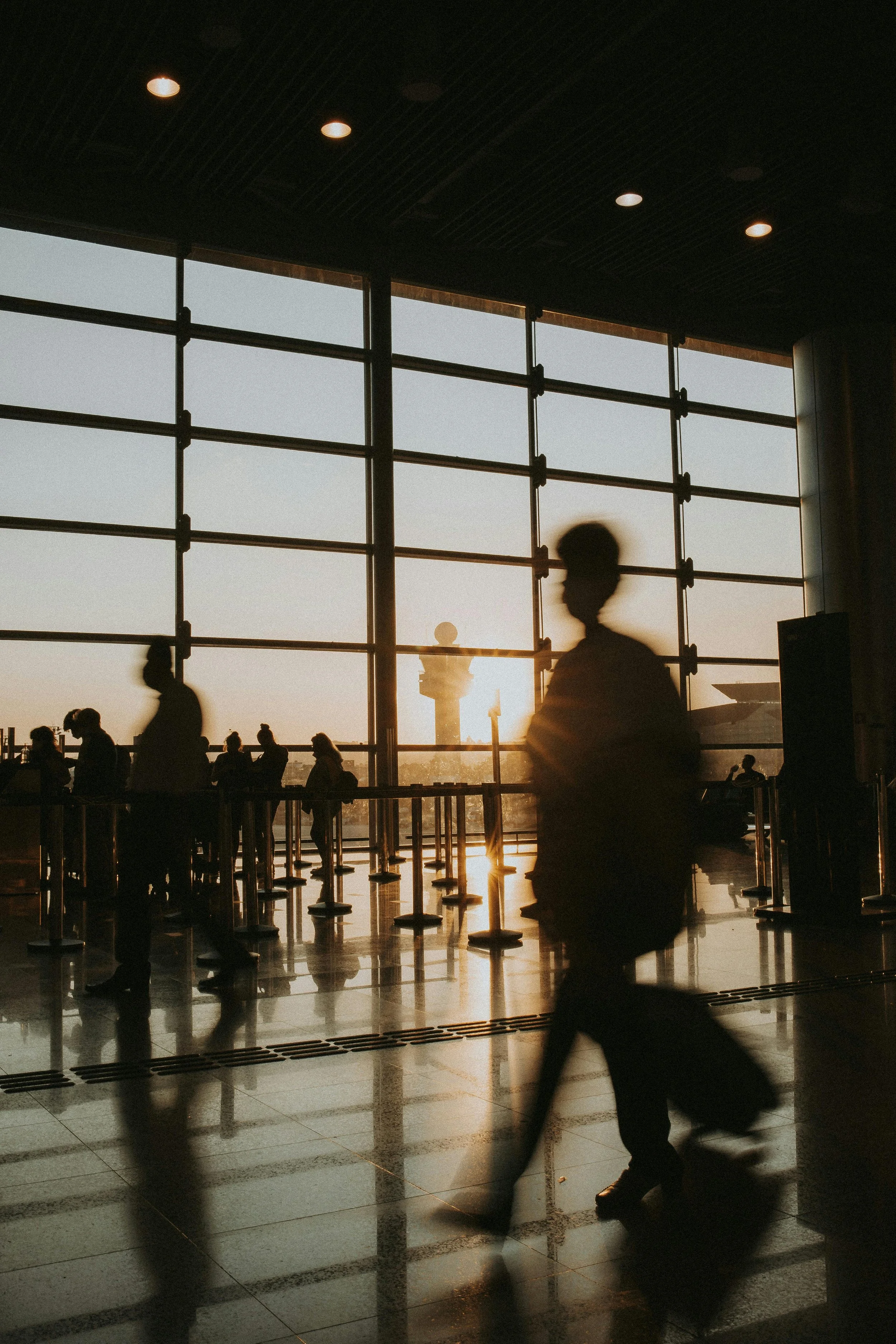 busy airport